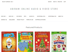 Tablet Screenshot of abiramionline.com